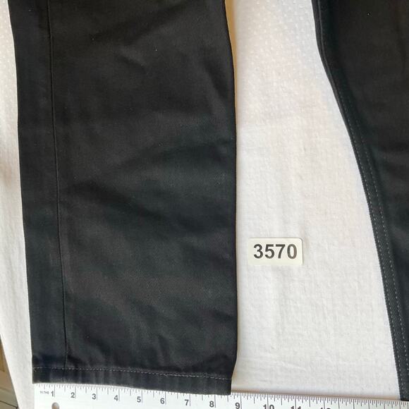 Levi’s Men Jeans 505 Size W38 x L30 Black Mid Rise Straight Fit - Picture 6 of 12